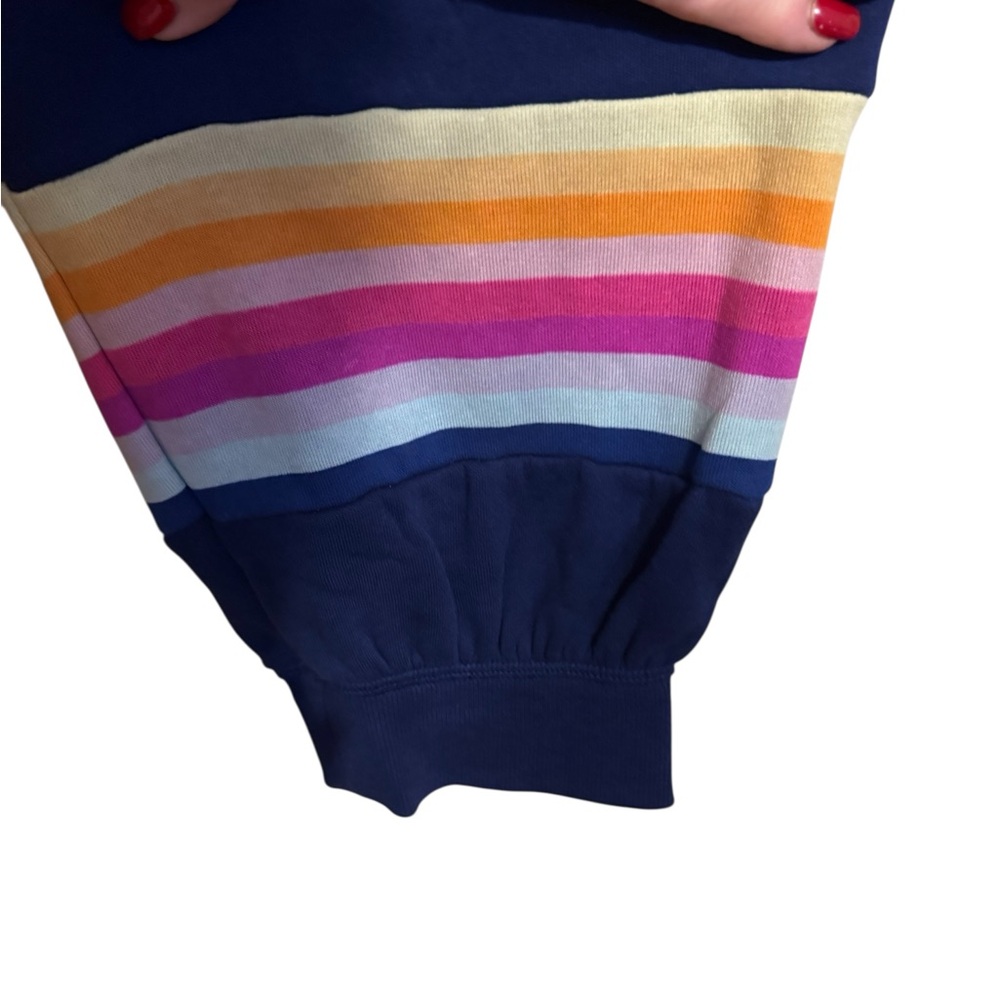 NWT Crown & Ivy CABANA Women's Navy Joggers  Multicolor Stripes   PLUS 4X  #J - Picture 6 of 8